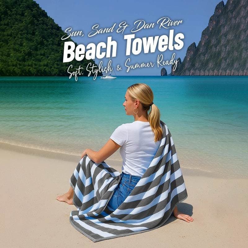 Cabana Beach Towel Pack of 4 Perfect for Family Beach Vacations
