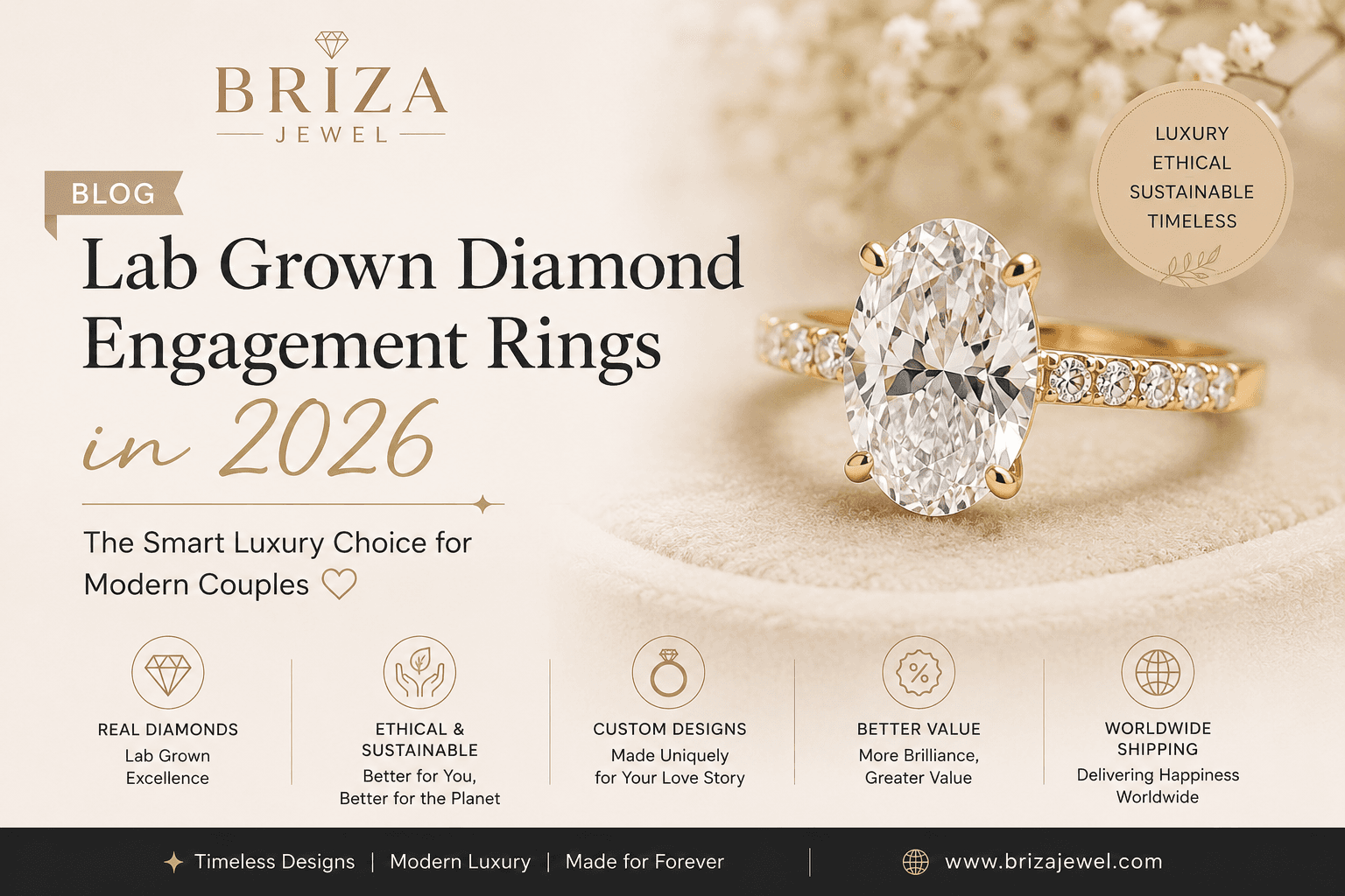 Lab Grown Diamond Engagement Rings in 2026: The Smart Luxury Choice for Modern Couples