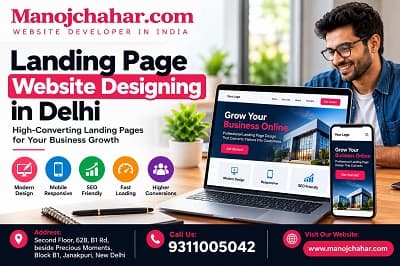 Landing Page Website Designing in Delhi