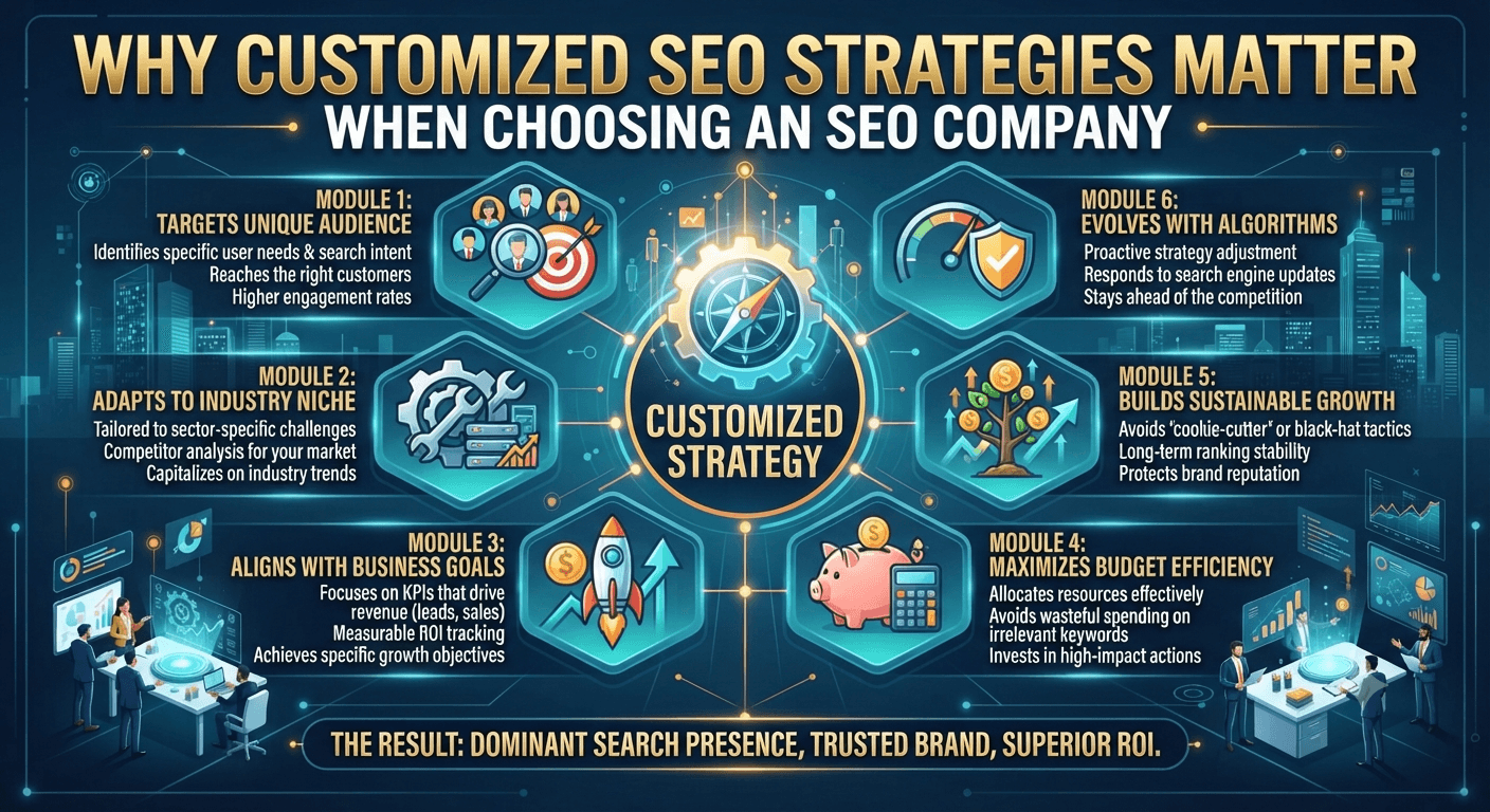 Why Customized SEO Strategies Matter When Choosing an SEO Company