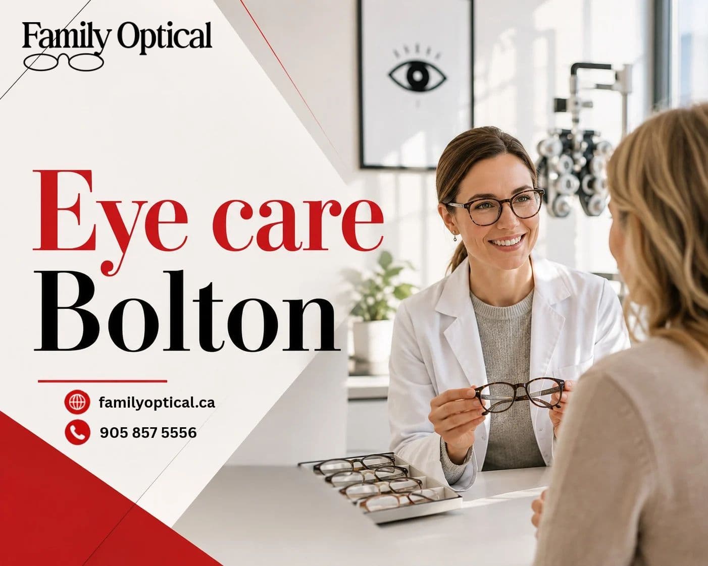 Eye Care in Bolton | Family Optical – Exams & Eyewear