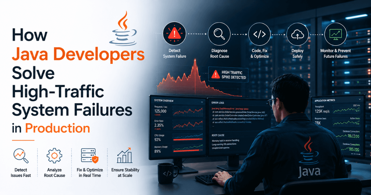 How Java Developers Solve High-Traffic System Failures in Production