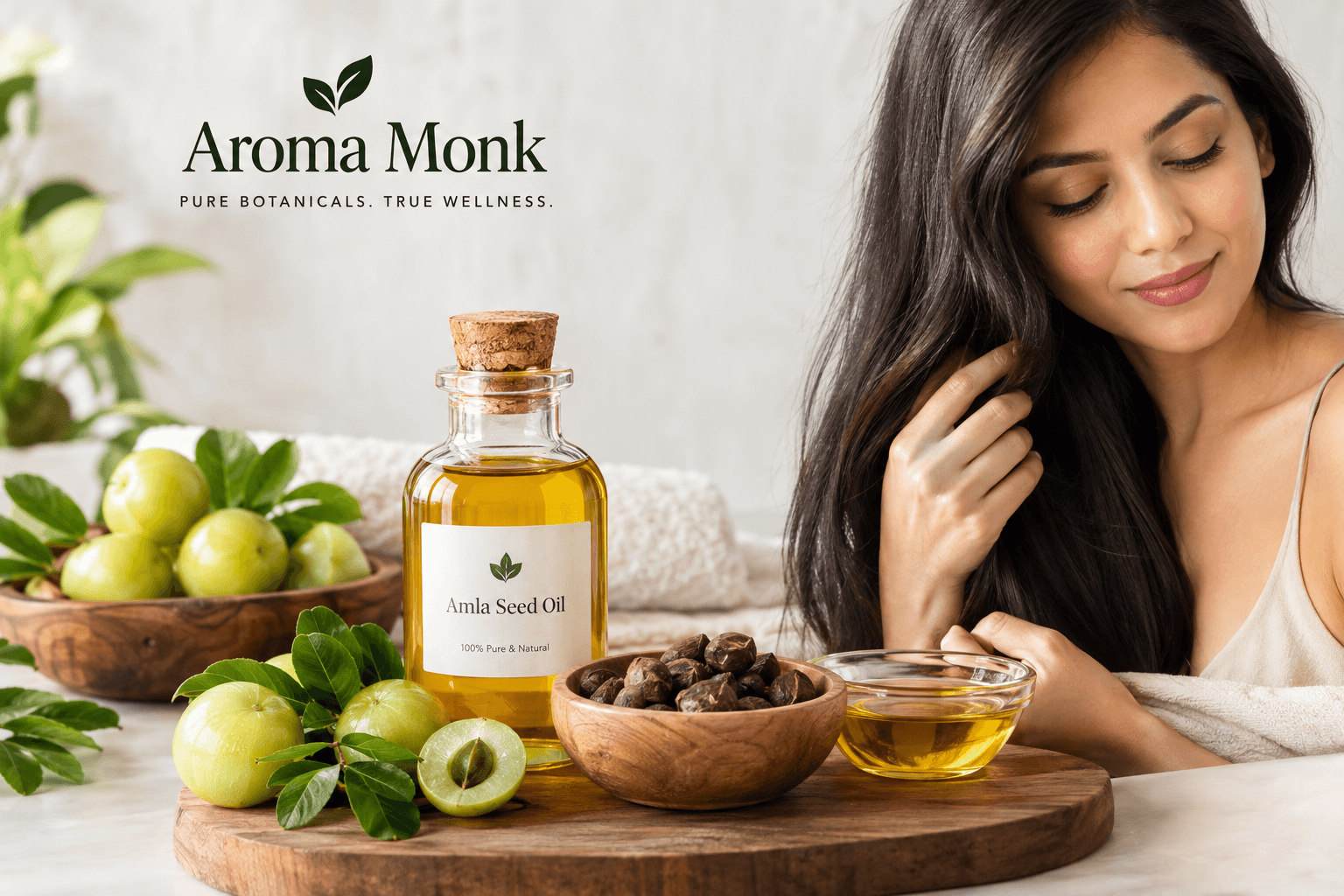 The Ultimate Guide to Amla for Hair: 4 DIY Hair Mask Recipes for Growth and Shine | Aroma Monk