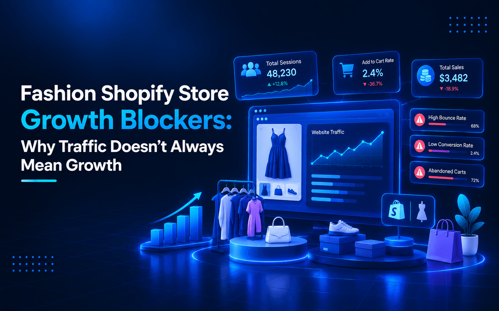 Why Fashion Shopify Stores Get Traffic but Still Struggle to Grow