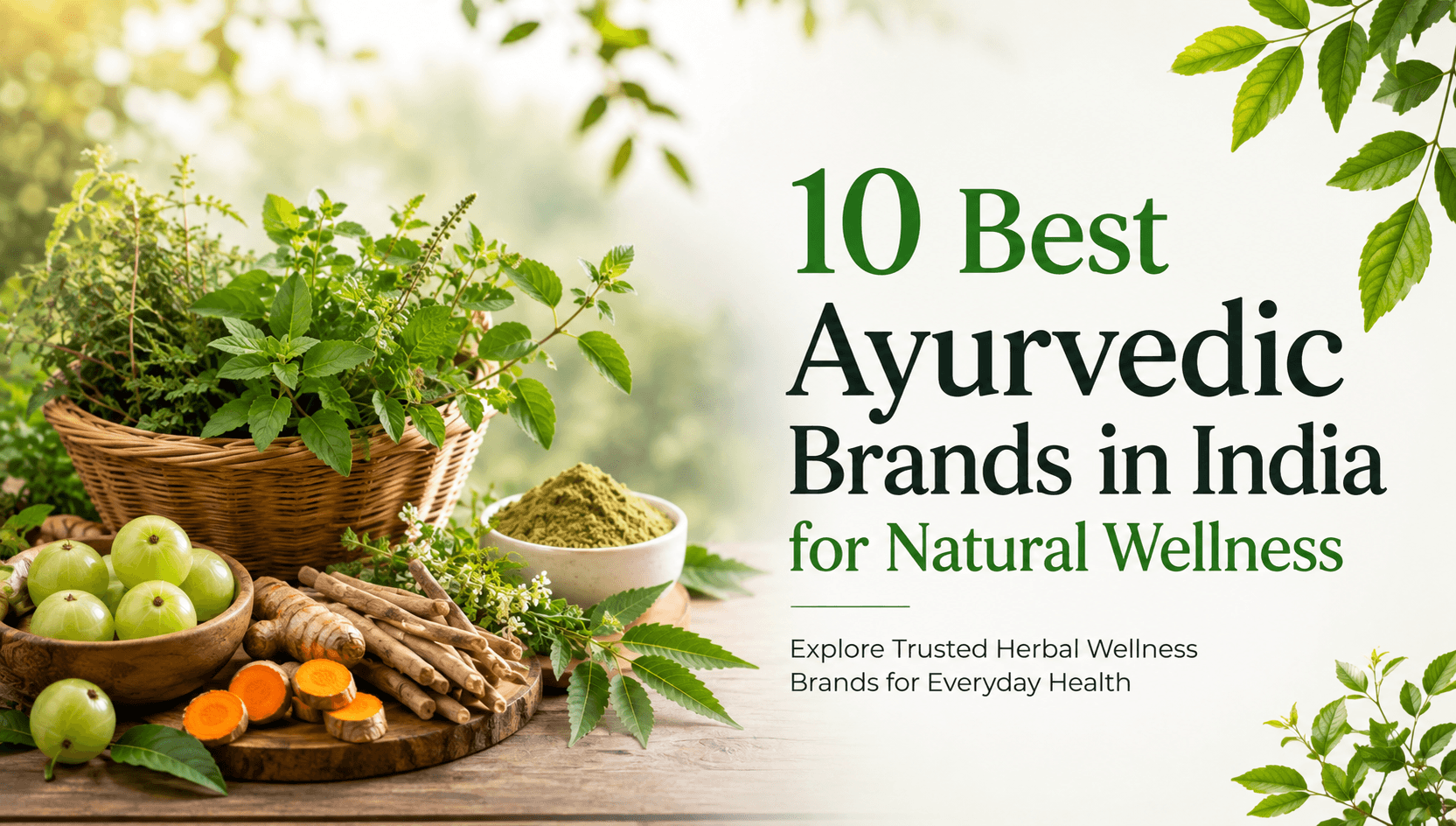10 Best Ayurvedic Brands in India for Natural Wellness