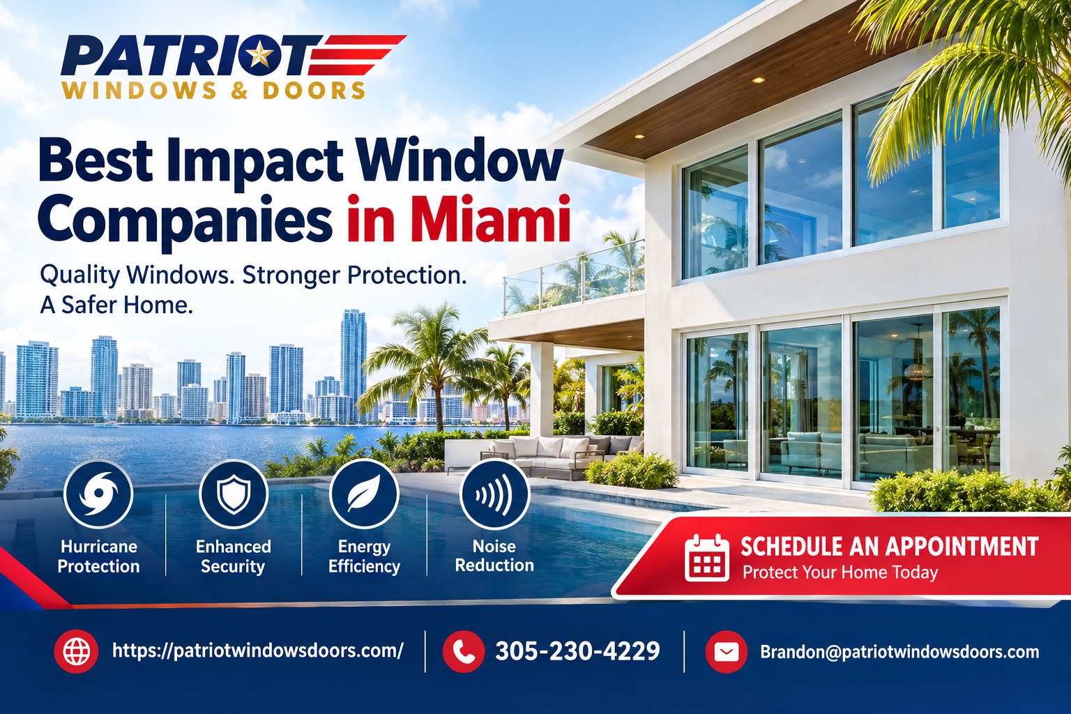 Best Impact Window Companies in Miami for Storm Protection