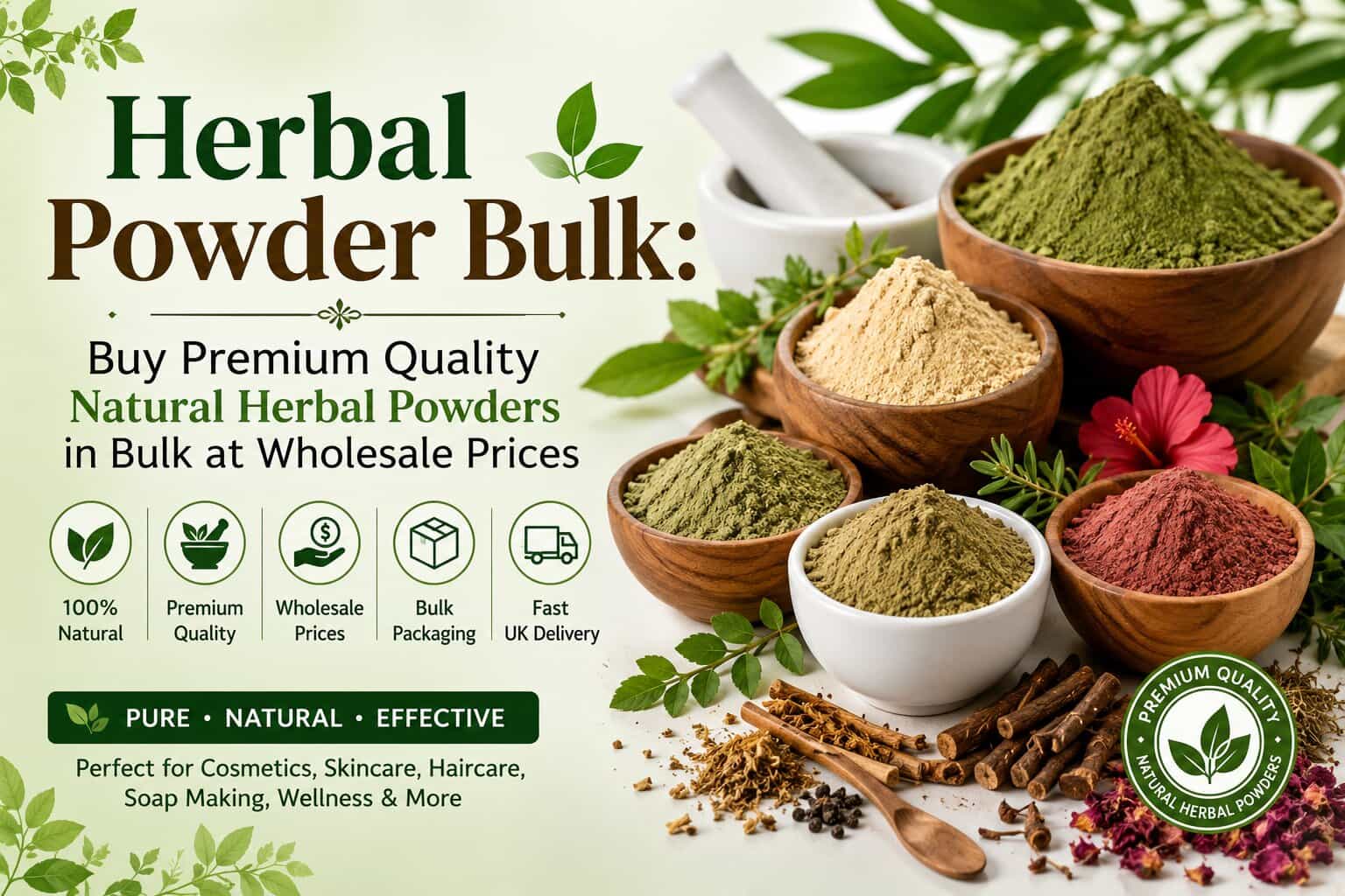 Herbal Powder Bulk: Premium Natural Ingredients for Beauty, Wellness & Manufacturing