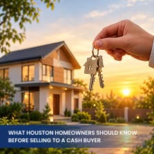 What Houston Homeowners Should Know Before Selling to a Cash Buyer