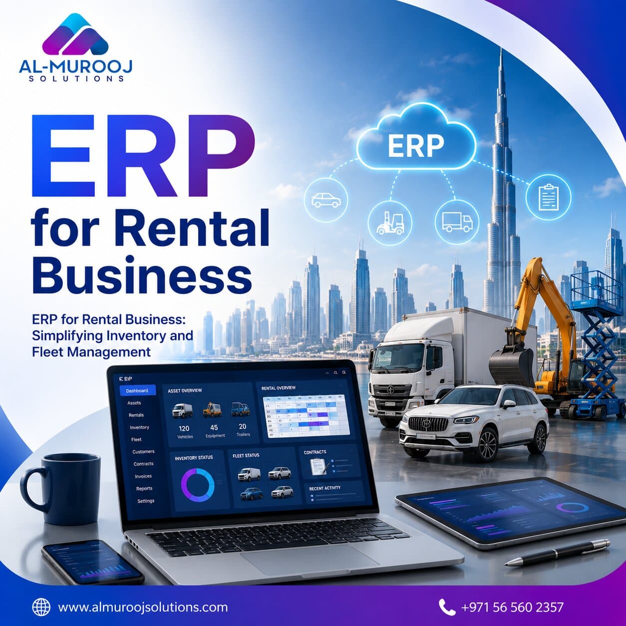 ERP for Rental Business: Simplifying Inventory and Fleet Management