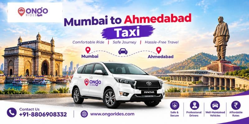 Mumbai to Ahmedabad Taxi for Easy Same-Day Travel