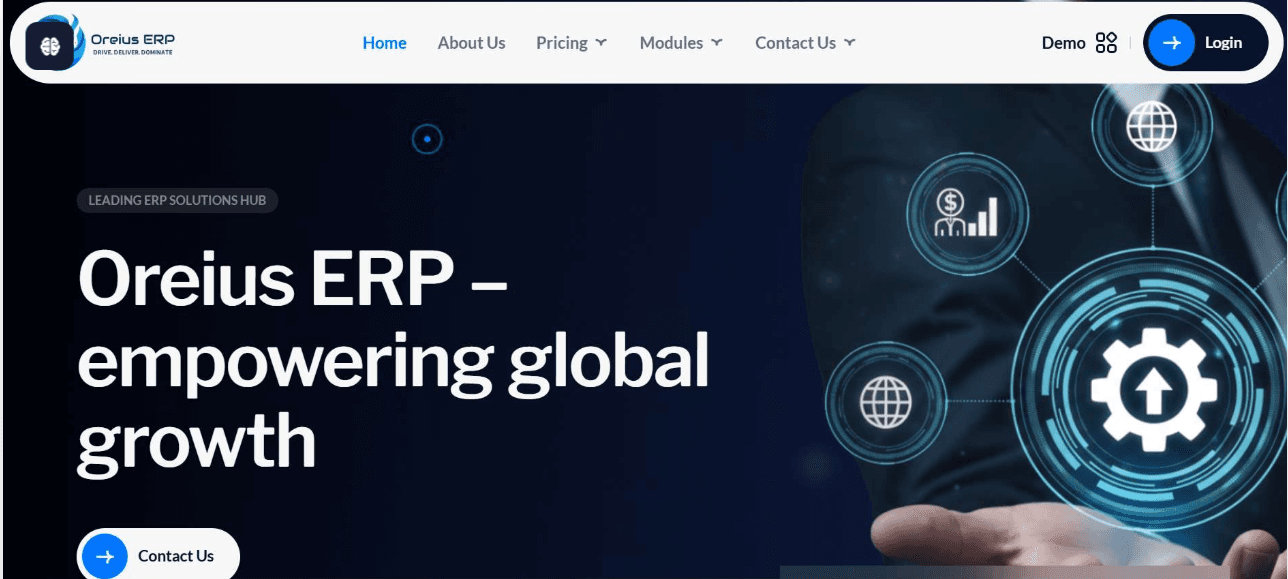CRM Software _ Oreius ERP