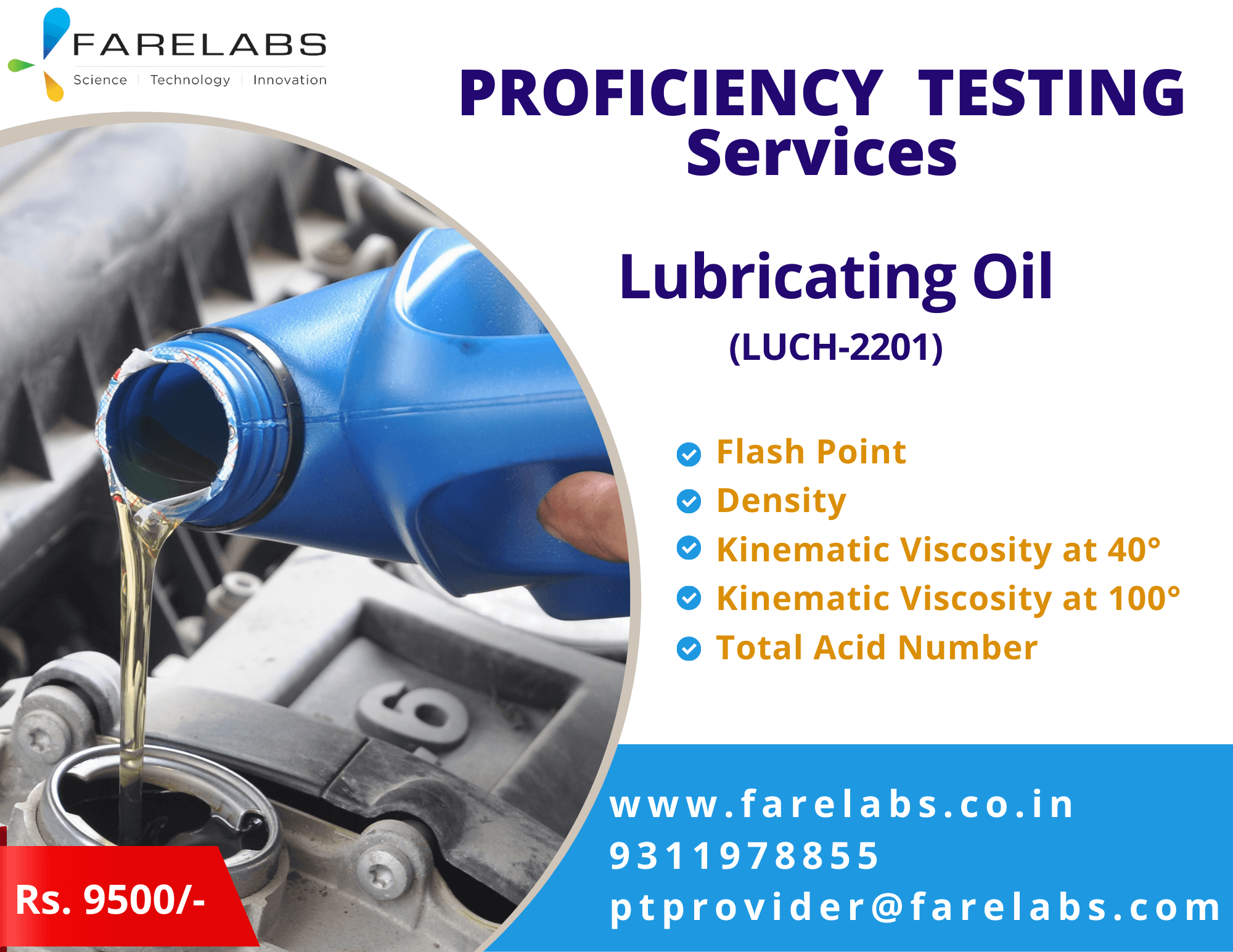 Environmental and pollution testing is done at FARE LABS Pvt. Ltd