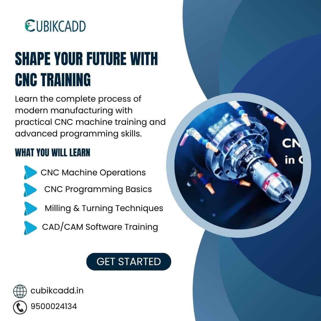 CNC Machine Training | Best CNC  Coaching | CubikCadd