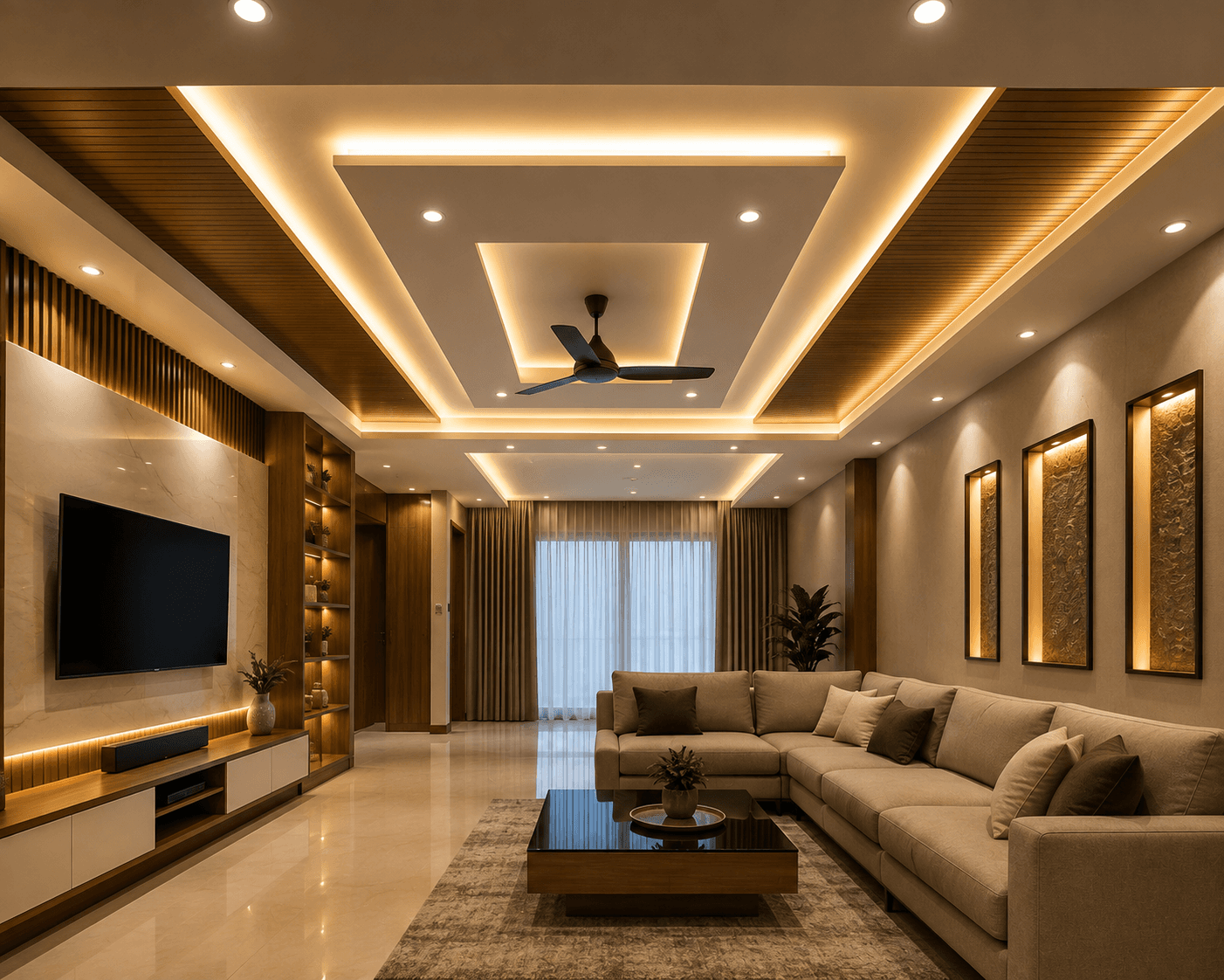 False Ceiling and Lighting Design Ideas for Modern Homes