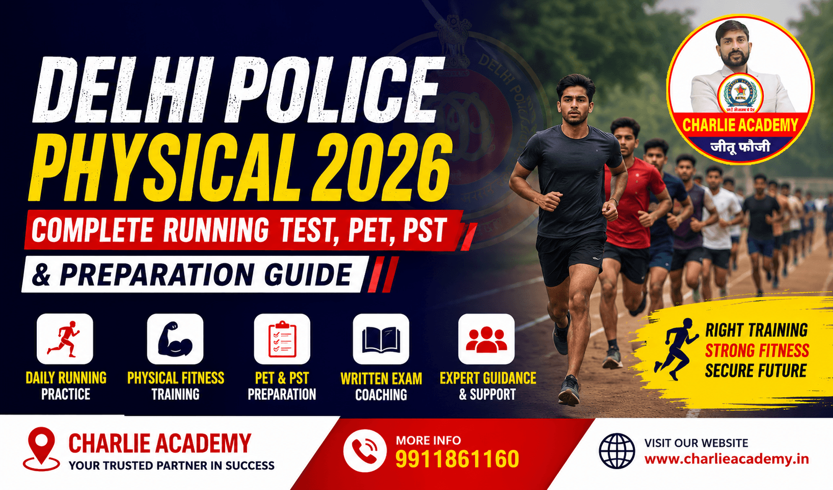 Delhi Police Physical 2026: Running Test, PET, PST & Preparation Guide