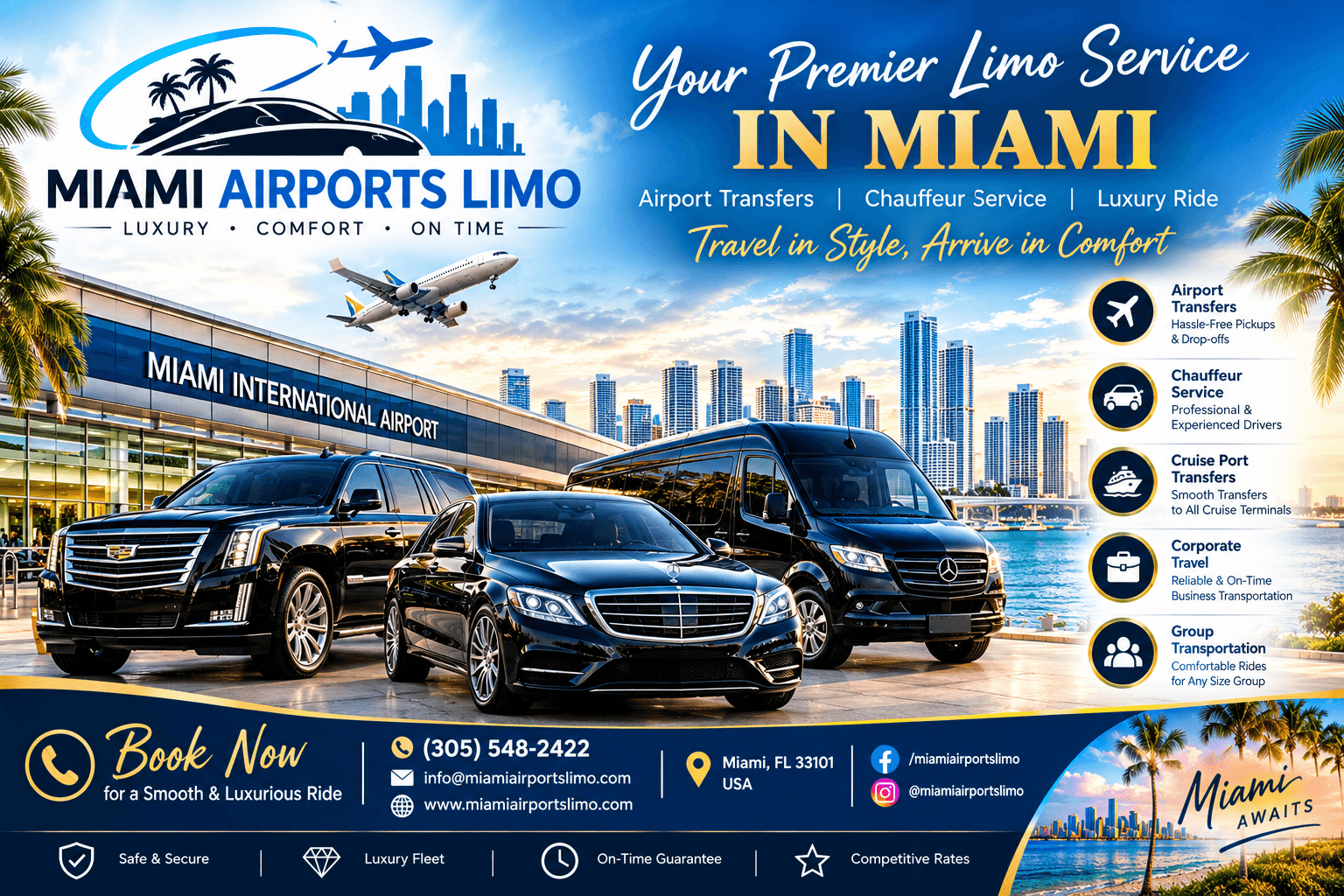 Reliable Luxury Transportation in Miami