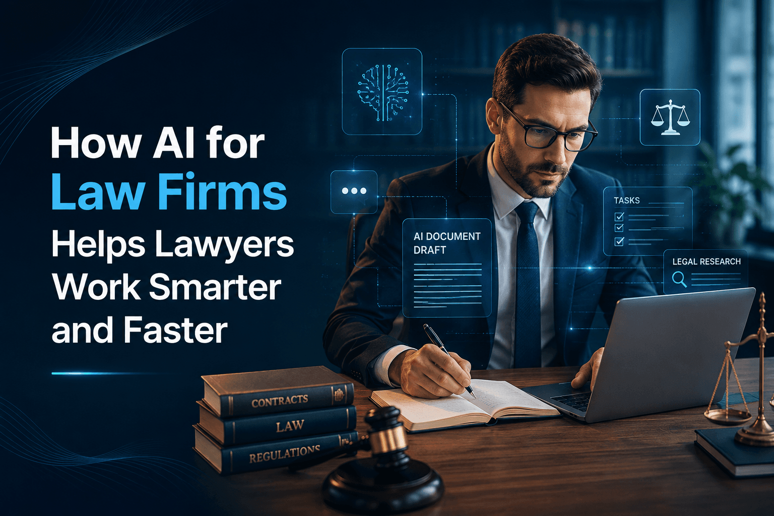 How AI for Law Firms Helps Lawyers Work Smarter and Faster