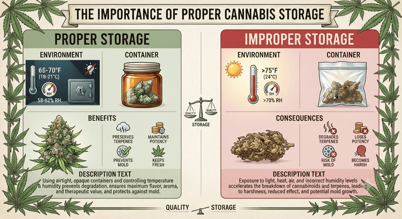 The Importance of Proper Cannabis Storage