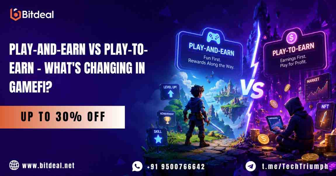 Play-and-Earn vs Play-to-Earn - What's Changing in GameFi?