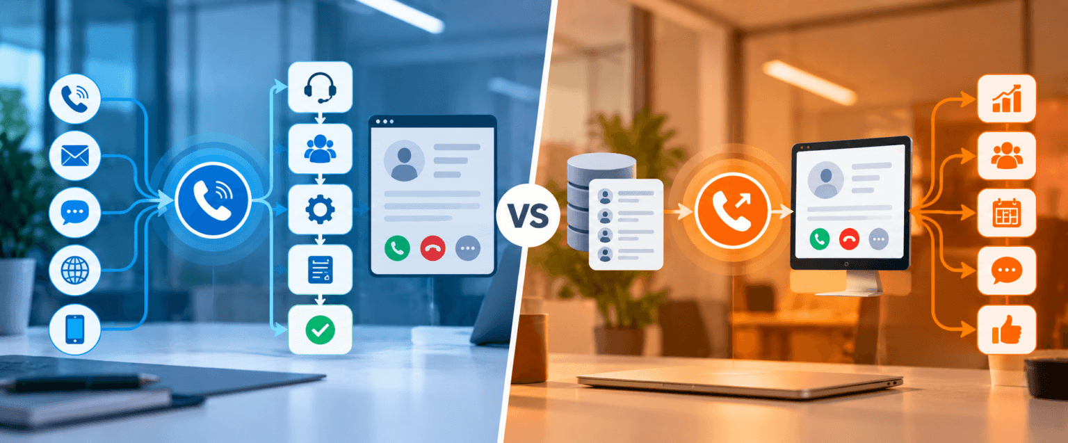 Inbound vs Outbound Call Center Processes: Differences, Workflows & KPIs