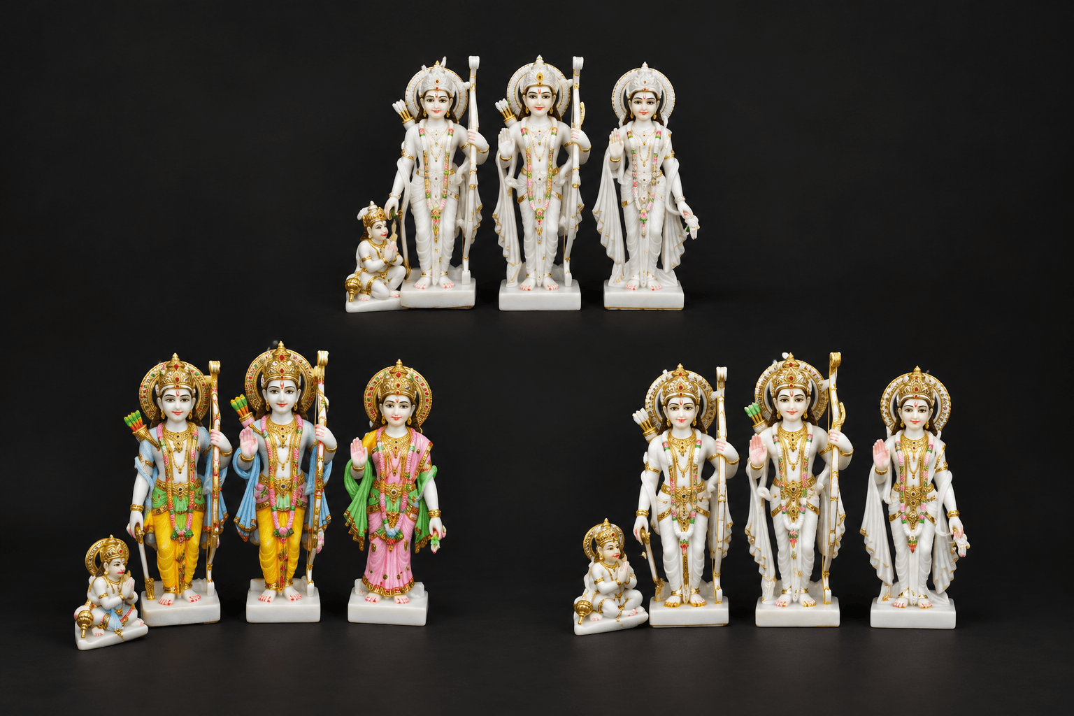 Marble Ram Darbar Statue: A Divine Addition to Your Home Temple