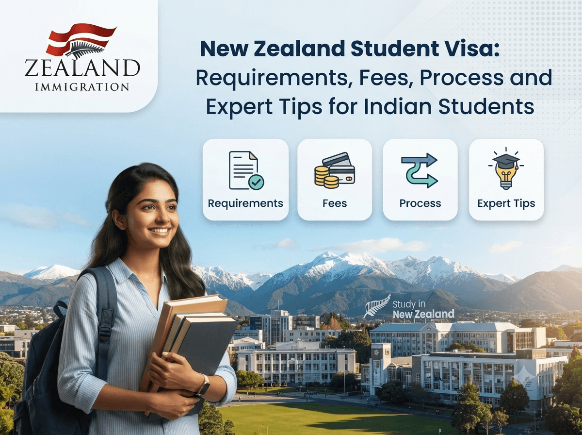 New Zealand Student Visa: Requirements, Fees, Process and Expert Tips for Indian Students