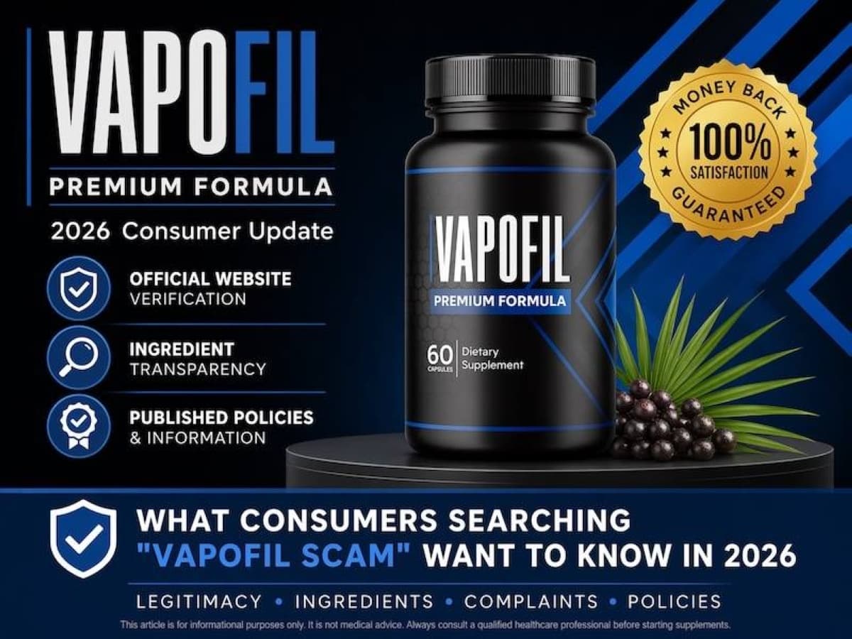 VapoFil Review 2026 | Complete Guide to Male Vitality, Energy & Performance Support