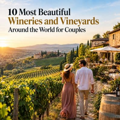 10 Most Beautiful Wineries and Vineyards Around the World for Couples