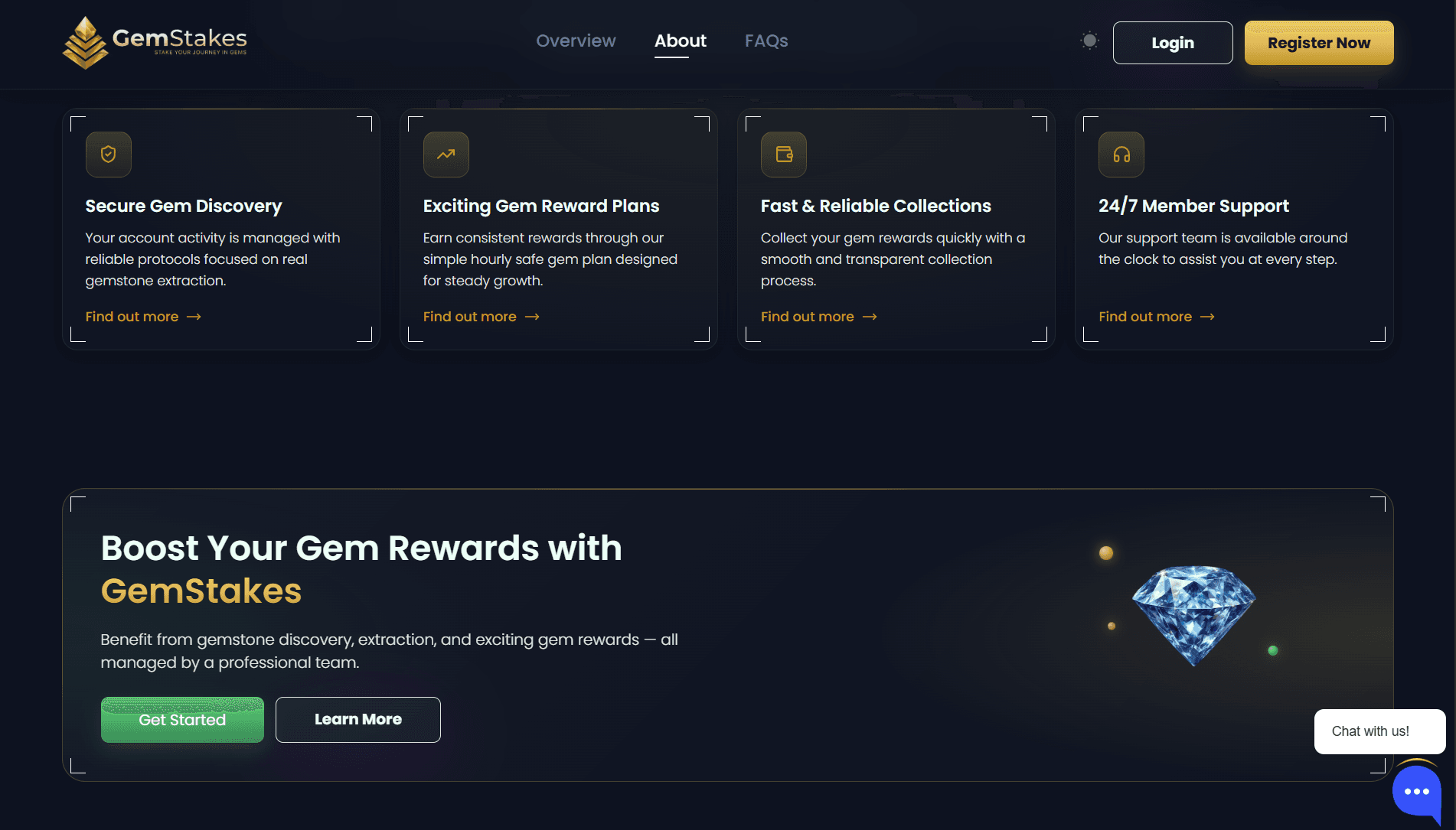 gemstakes app