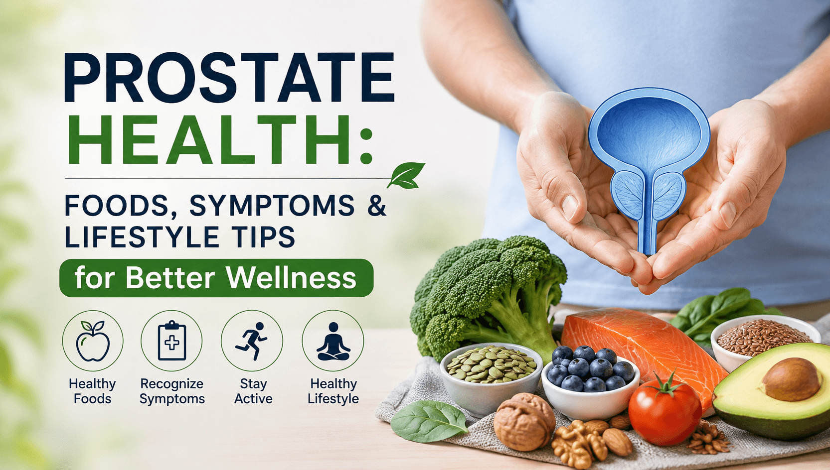 Prostate Health: Foods, Symptoms & Lifestyle Tips for Better Wellness