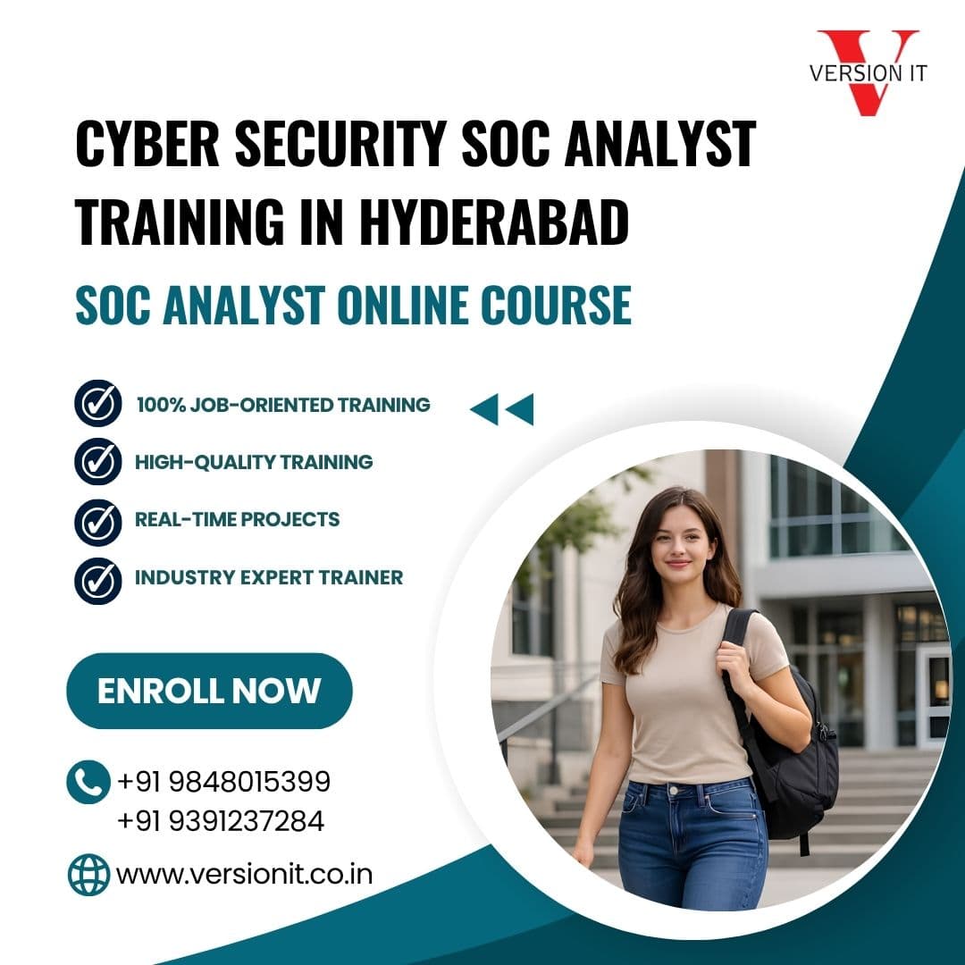 Cyber Security SOC Analyst Training in Hyderabad | SOC Course