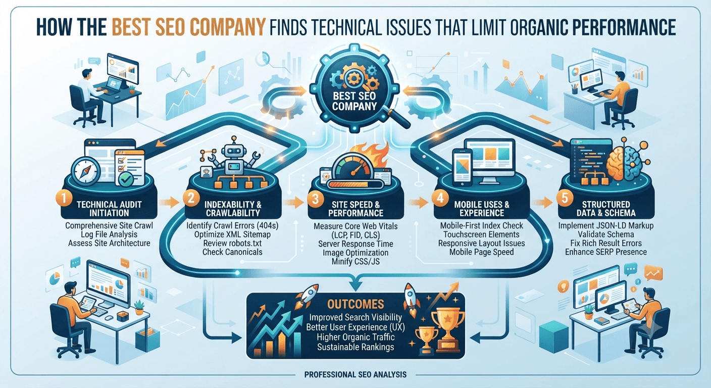 How the Best SEO Company Finds Technical Issues That Limit Organic Performance