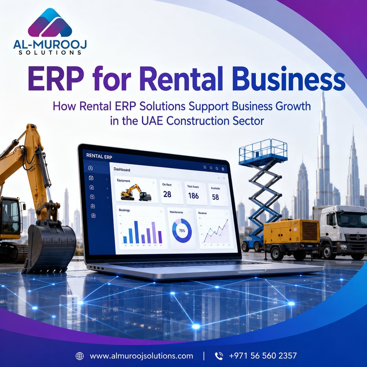 How Rental ERP Solutions Support Business Growth in the UAE Construction Sector