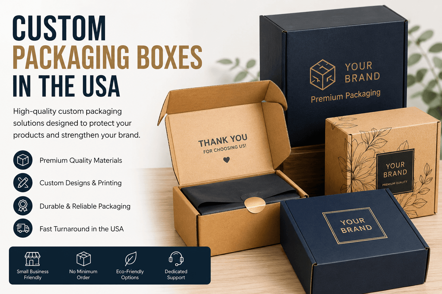 Custom Packaging Boxes: The Smart Choice for Modern Businesses