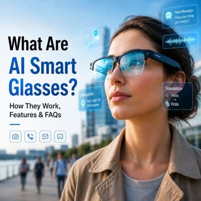 What Are AI Smart Glasses? How They Work, Features & FAQs