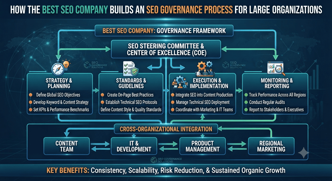 How the Best SEO Company Builds an SEO Governance Process for Large Organizations