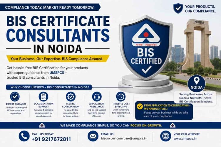 BIS Certification Consultants in Noida: How Can Expert Guidance Simplify Your BIS Certification Process?