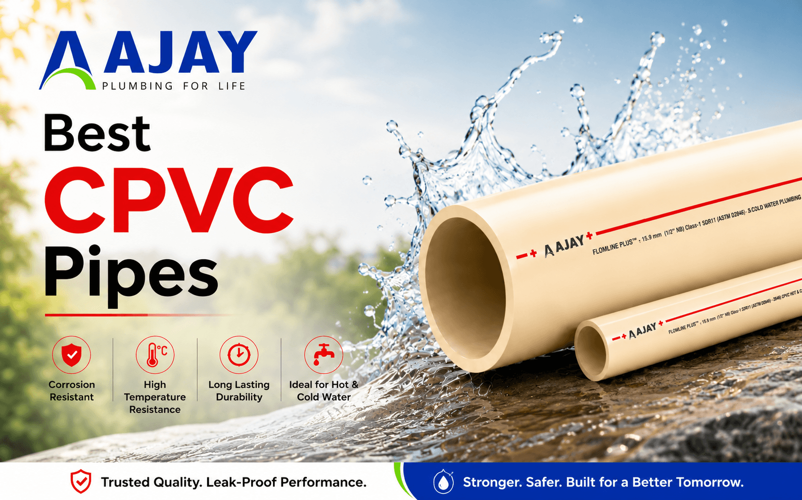 Best CPVC Pipes