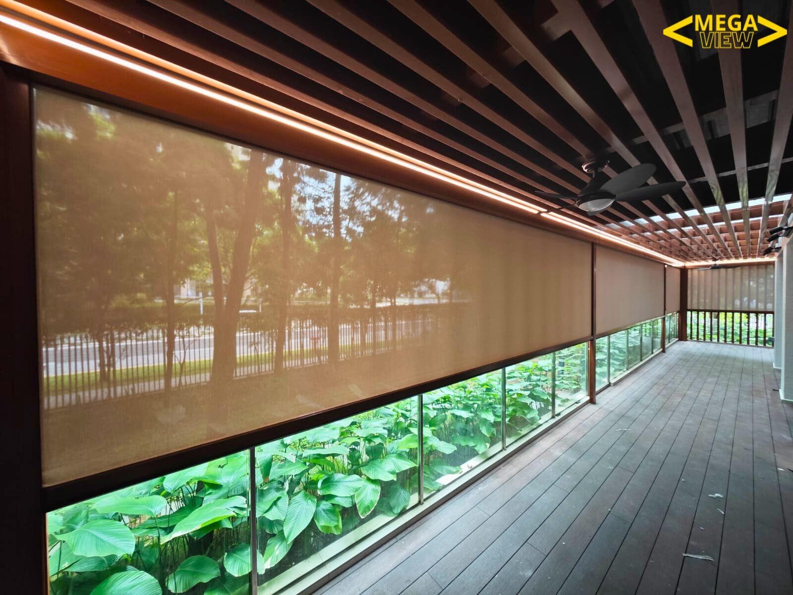 Wide Span Zip Blinds
