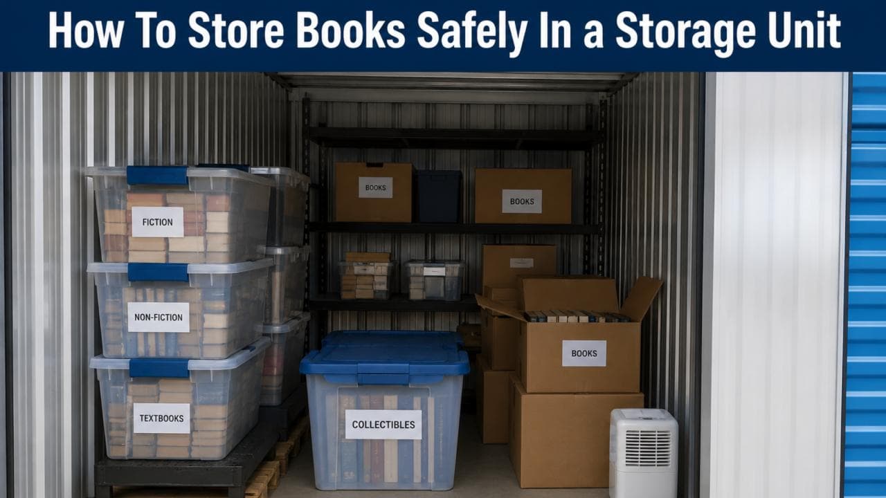 Storage Rental Units for Keeping Books Safe and Organized