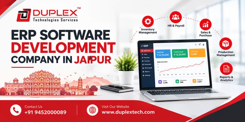 ERP Software Development Company in Jaipur | Duplex Tech