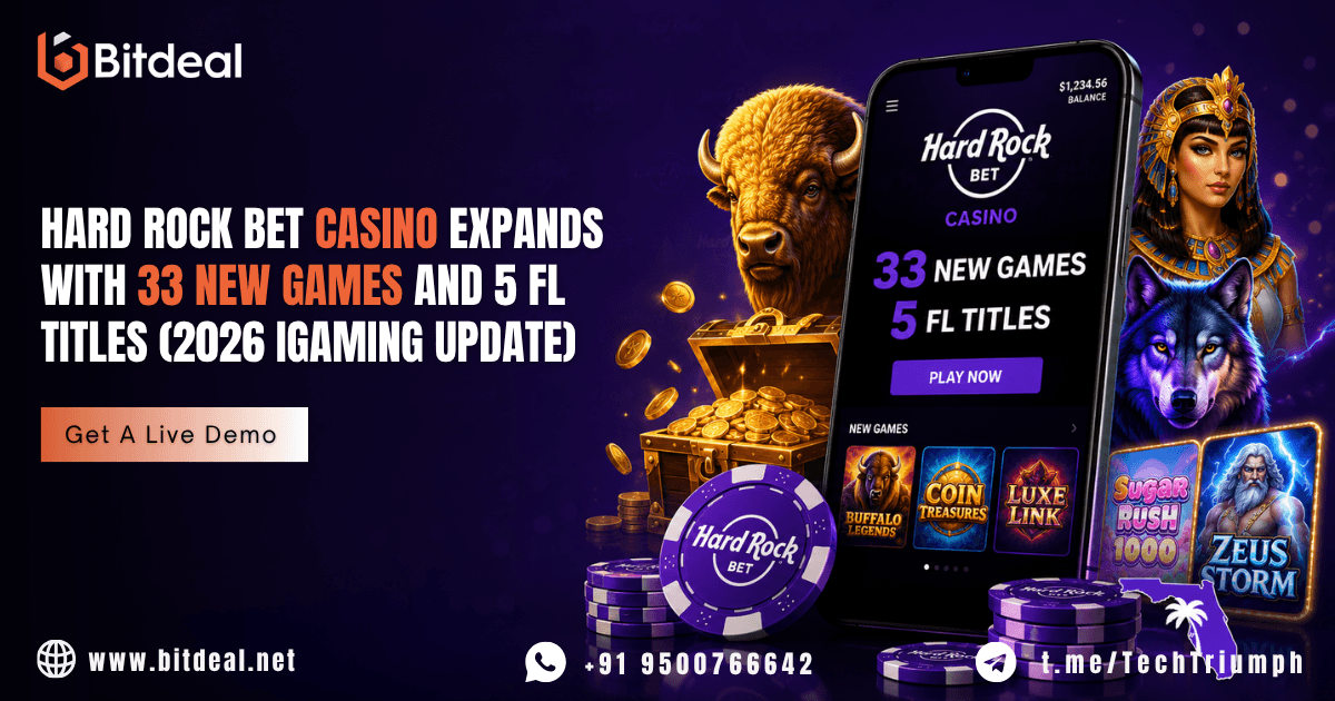 Hard Rock Bet Casino Expands with 33 New Games and 5 FL Titles (2026 iGaming Update)