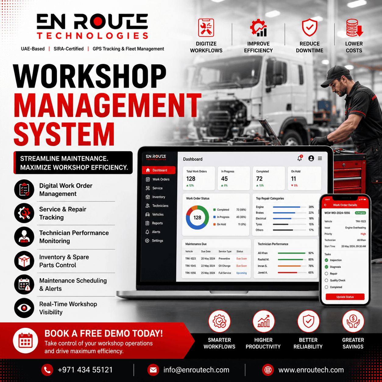 Workshop Management Software for Efficient Bookings, Work Orders & Service Management