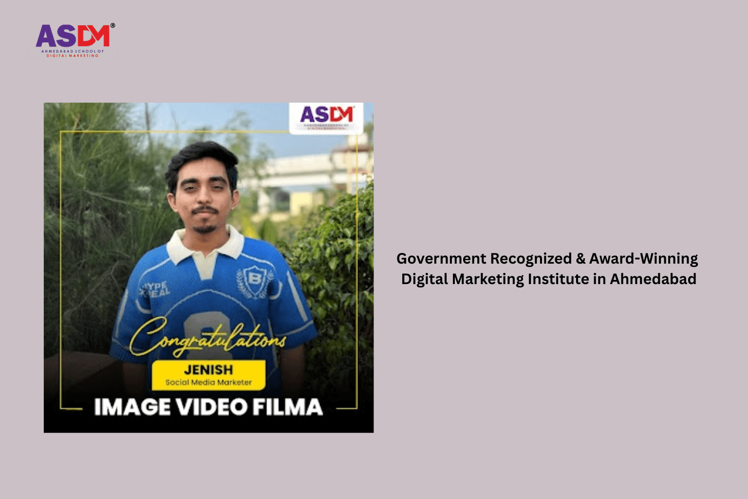 Government Recognized & Award-Winning Digital Marketing Institute in Ahmedabad
