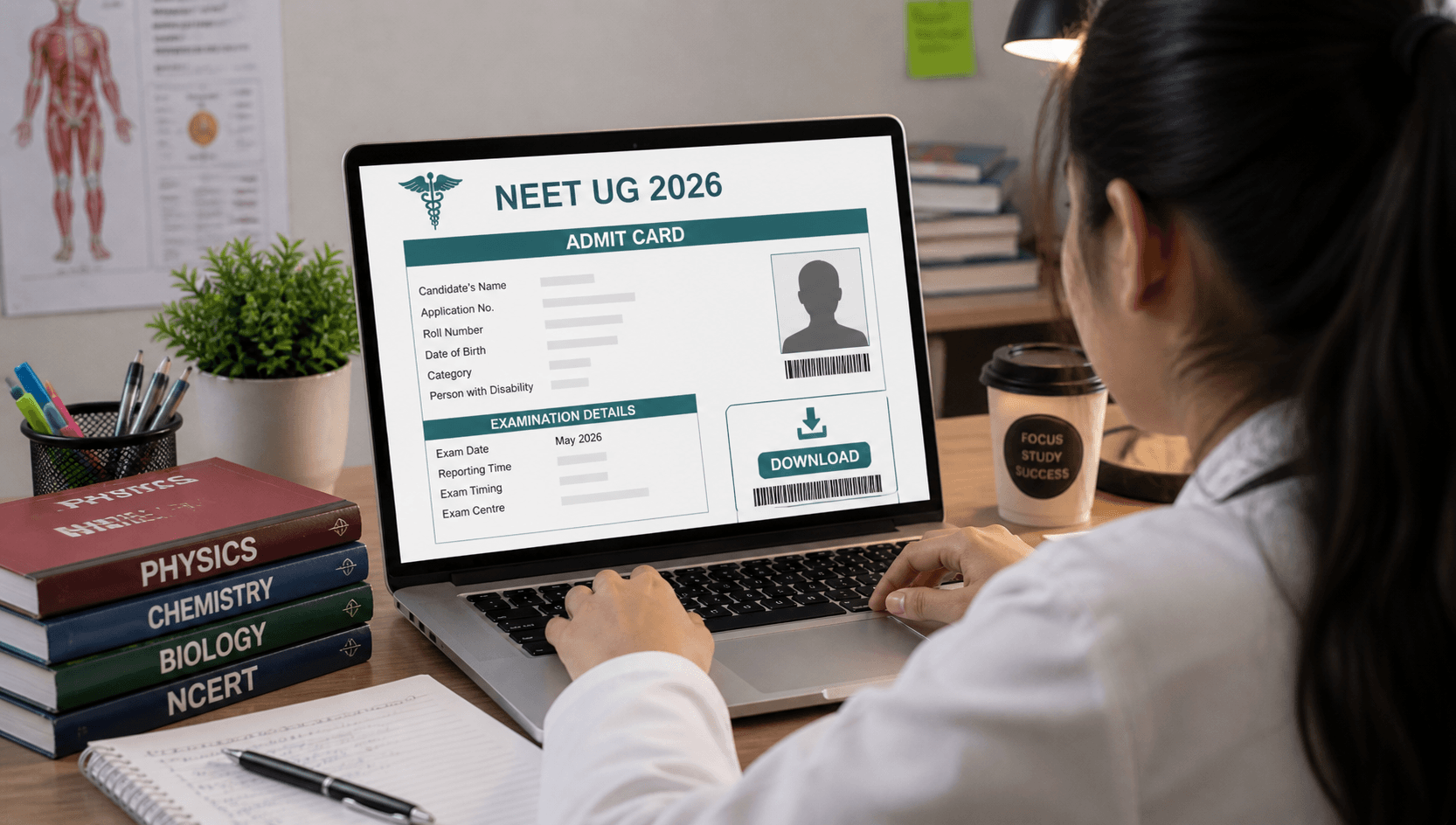 NEET UG 2026 Admit Card Download Guide