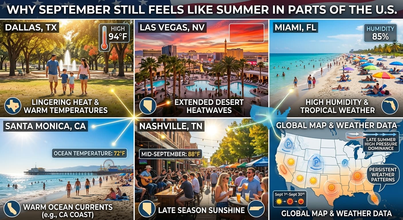 Why September Still Feels Like Summer in Parts of the U.S.