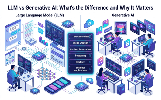 LLM vs Generative AI: What’s the Difference and Why It Matters