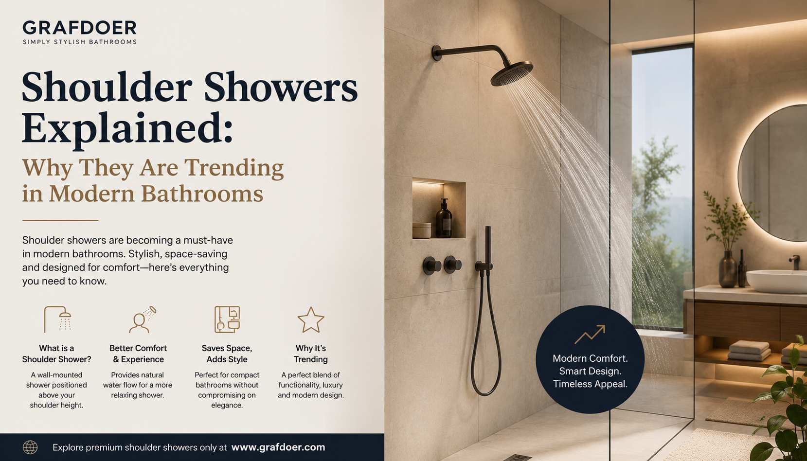 Shoulder Showers Explained – Why They Are Trending in Modern Bathrooms