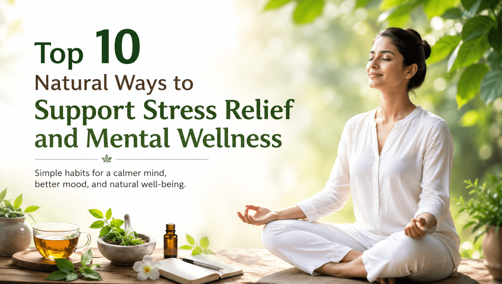 Top 10 Natural Ways to Support Stress Relief and Mental Wellness