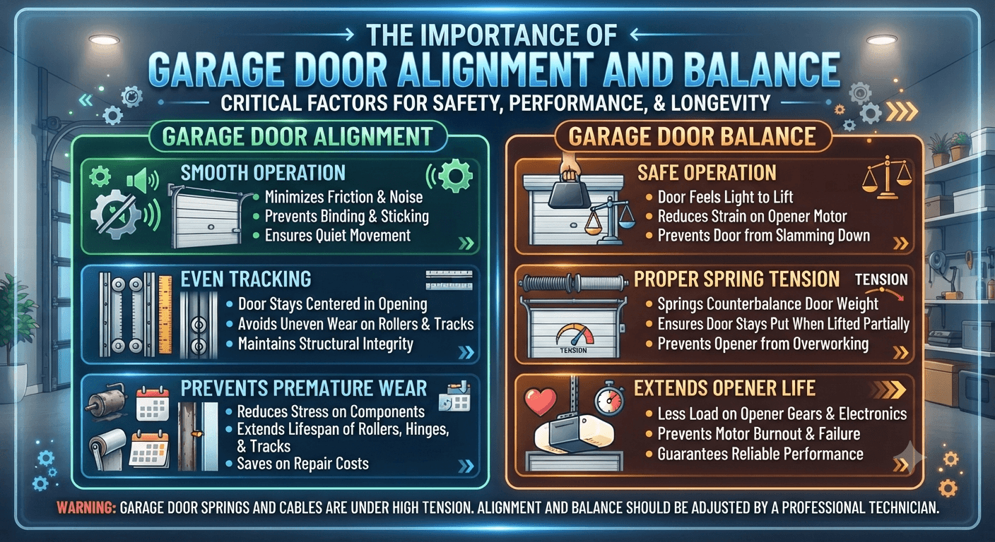 The Importance of Garage Door Alignment and Balance